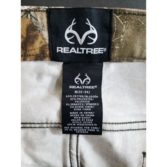 Realtree Mens Camouflage Hunting Pants Size M (32-34) Twill Fabric Full Leg - Picture 8 of 10